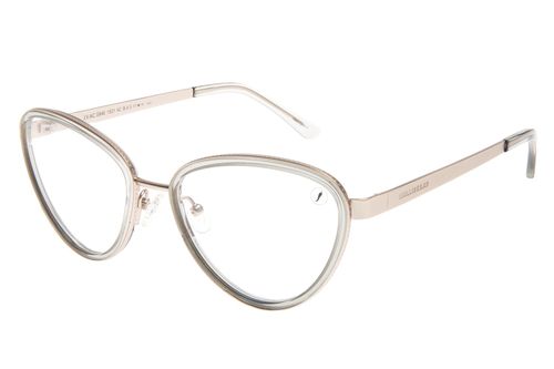 Armação Para Óculos de Grau Feminino Ótica Chilli Beans Gatinho Slim Dourado