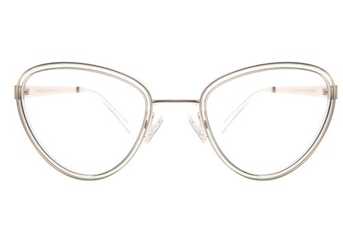 Armação Para Óculos de Grau Feminino Ótica Chilli Beans Gatinho Slim Dourado