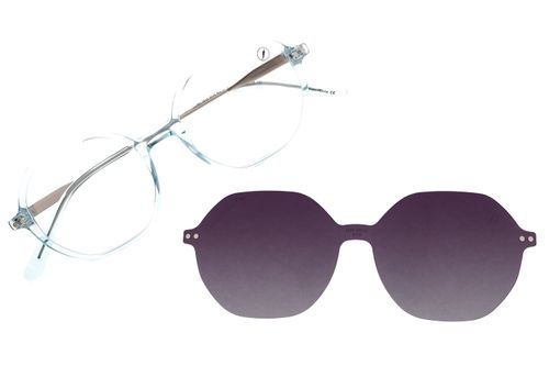 Armação Para Óculos de Grau Feminino Ótica Chilli Beans Multi Redondo Polarizado Verde