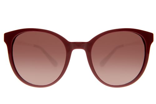 Óculos de Sol Feminino Premium Edition Redondo Clássico Vermelho