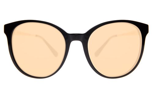 Óculos de Sol Feminino Premium Edition Redondo Clássico Preto
