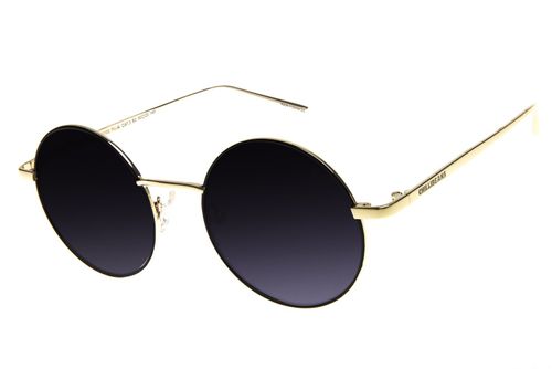 Óculos de Sol Feminino Ótica Chilli Beans Redondo Slim Marrom