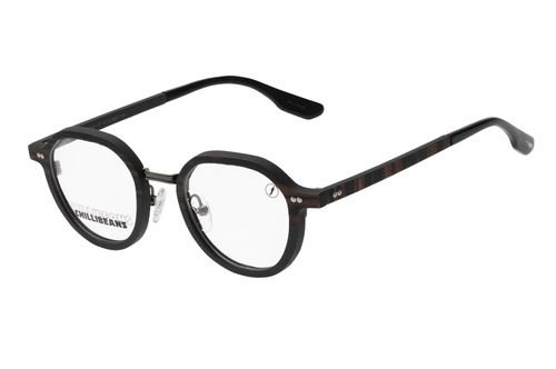 Armação Para Óculos De Grau Unissex Premium Edition Redondo Ônix