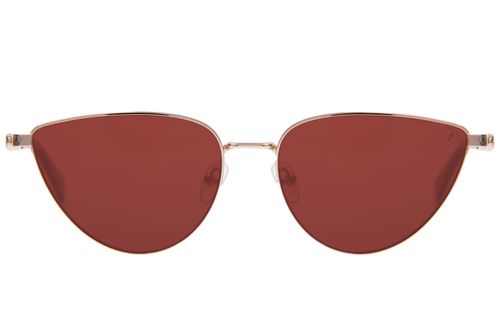 Óculos de Sol Feminino Hollywood Vintage Art Déco Cat Rosé