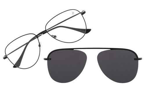 Armação Para Óculos de Grau Masculino Ótica Chilli Beans Multi Polarizado Preto
