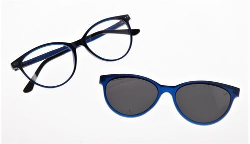 Armação para óculos de Grau Ótica Chilli Beans Feminino Gatinho Azul