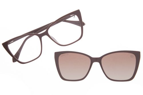 Armação Para Óculos de Grau Feminino Ótica Chilli Beans Linha Multi Polarizado Rosé