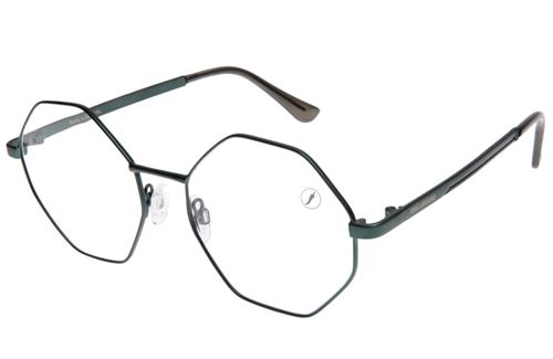 Armação Para Óculos de Grau Feminino Ótica Chilli Beans Hexagonal Verde
