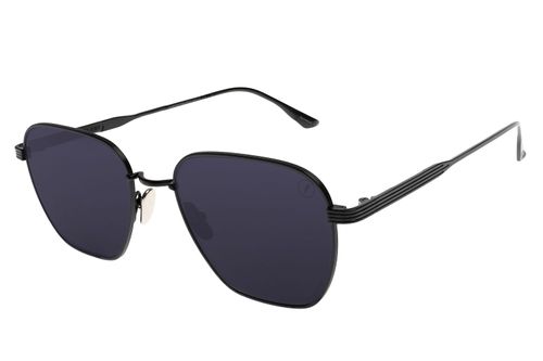 Óculos De Sol Unissex Titanium Quadrado Preto
