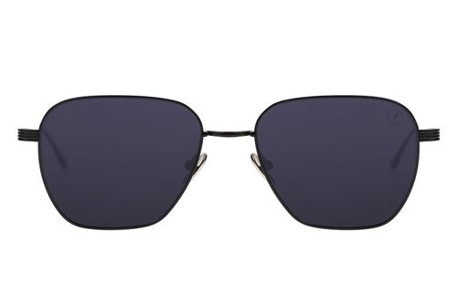 Óculos De Sol Unissex Titanium Quadrado Preto