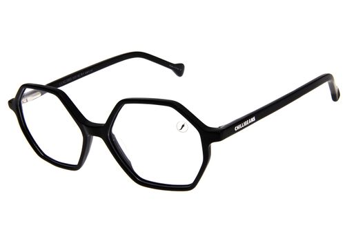 Armação Para Óculos De Grau Feminino Ótica Chilli Beans Hexagonal  Preto