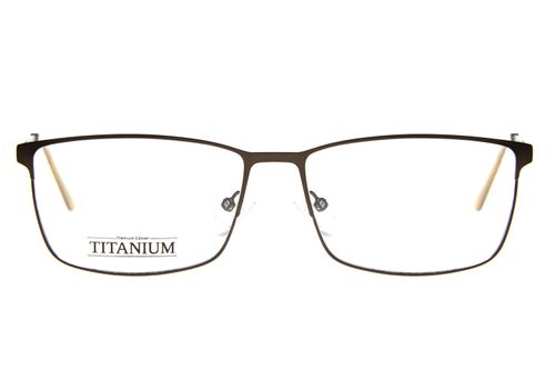 Armação Para Óculos De Grau Unissex Titanium Quadrado Fosco