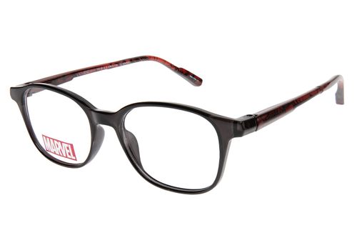 Armação Para Óculos de Grau Teen Masculino Marvel Avengers Spider Man Redondo Vinho