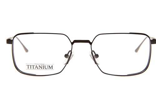 Armação Para Óculos De Grau Unissex Titanium Quadrado Marrom