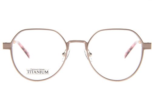 Armação Para Óculos De Grau Feminino Titanium Multi Polarizado Rosé