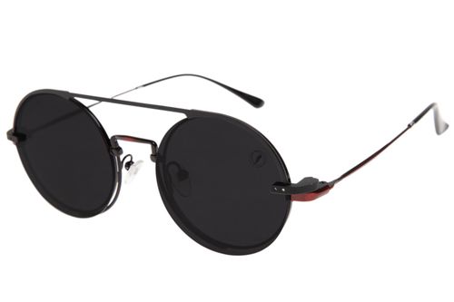Armação Para Óculos de Grau Feminino Ótica Chilli Beans Multi Redondo Polarizado Vermelho