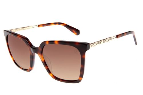 Óculos De Sol Feminino Eco Quadrado Vermelho