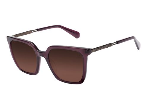 Óculos De Sol Feminino Eco Quadrado Vinho
