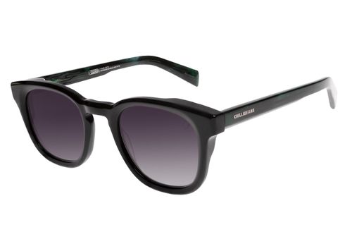 Óculos De Sol Unissex Eco Quadrado Casual Degradê Preto