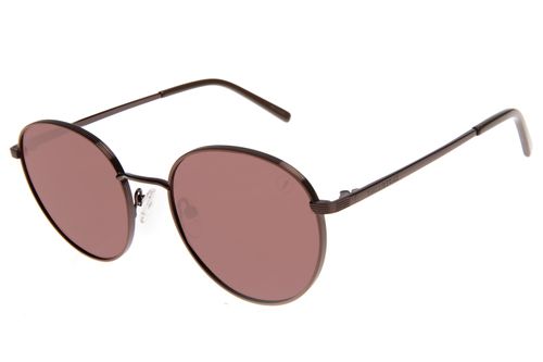 Óculos De Sol Feminino Chilli Beans Redondo Marrom