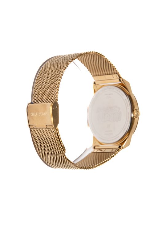 Relógio Analógico Feminino Naruto Shippuden CCXP Dourado