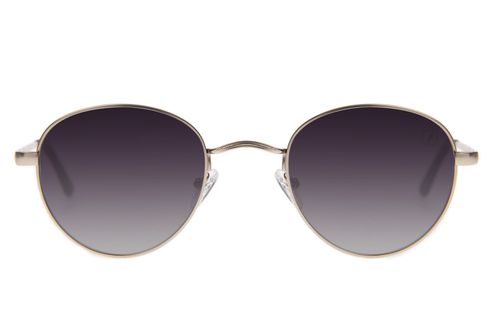 Óculos de Sol Unissex Chilli Beans  Clássicos Redondo MT Dourado