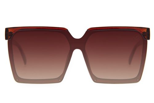 Óculos De Sol Feminino Chilli Beans Quadrado Fashion Marrom