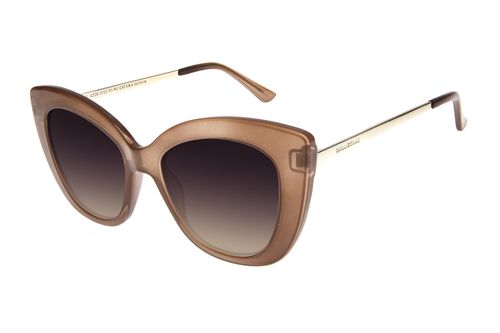 Óculos de Sol Feminino Chilli Beans Gatinho Oversized Bege