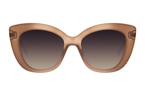Óculos de Sol Feminino Chilli Beans Gatinho Oversized Bege