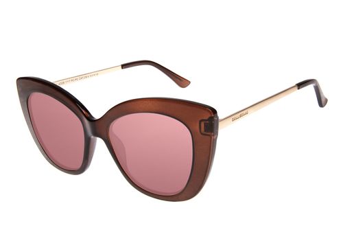 Óculos de Sol Feminino Chilli Beans Gatinho Oversized Vinho