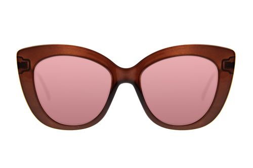 Óculos de Sol Feminino Chilli Beans Gatinho Oversized Vinho