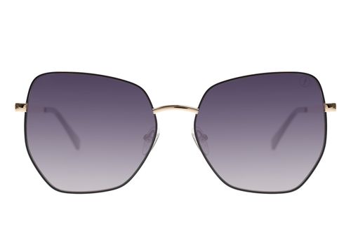 Óculos De Sol Feminino Chilli Beans Hexagonal Fashion Degradê Dourado