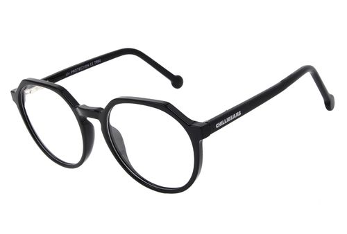 Armação para Óculos de Grau Masculino Ótica Chilli Beans Redondo Preto