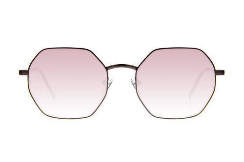 Óculos de Sol Feminino Chilli Beans Hexagonal Metal Laranja