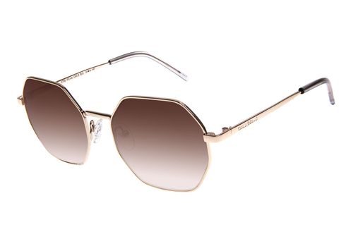 Óculos de Sol Feminino Chilli Beans Hexagonal Metal Rosé