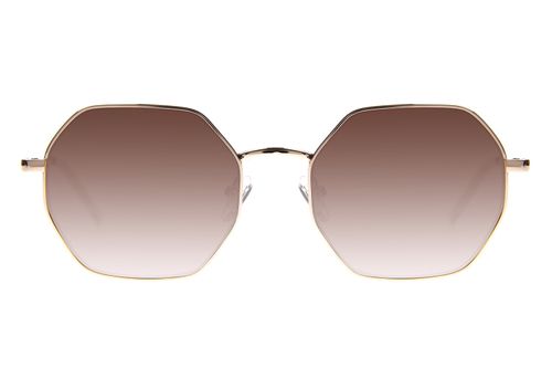 Óculos de Sol Feminino Chilli Beans Hexagonal Metal Rosé