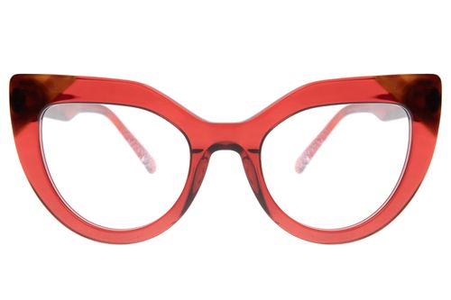 Armação Para Óculos De Grau Feminino Chilli Beans Gatinho Fashion Vermelho
