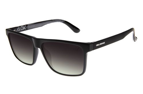 Óculos de Sol Masculino Alok Quadrado Degradê Verde