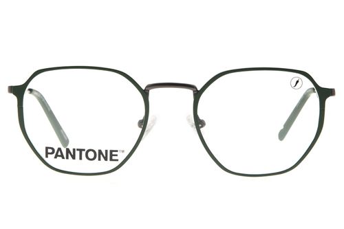 Armação Para Óculos De Grau Unissex Pantone Redondo Ônix