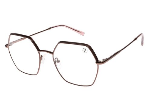 Armação para Óculos de Grau Ótica Chilli Beans Feminino Fashion Quadrado Bege