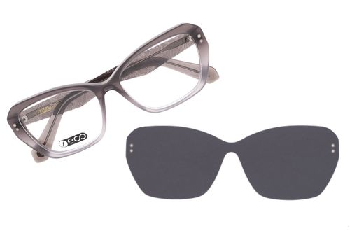 Armação Para Óculos De Grau Feminino Eco Gatinho Multi Preto