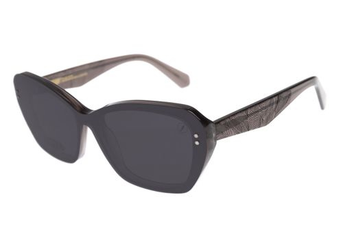 Armação Para Óculos De Grau Feminino Eco Gatinho Multi Preto