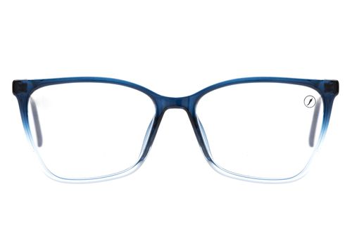 Armação Para Óculos de Grau Feminino Ótica Chilli Beans Clássicos Gatinho Degradê Azul