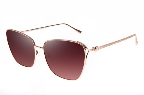 Óculos de Sol Feminino Kopenhagen Língua de Gato Banhado A Ouro Rosé