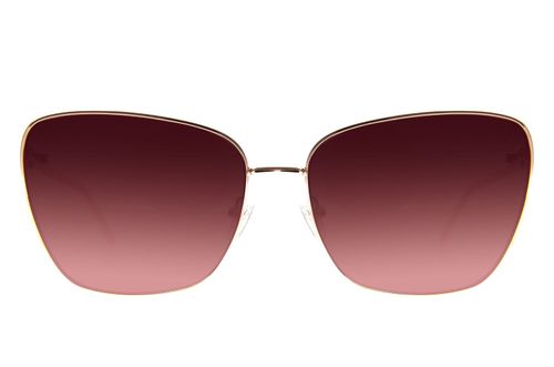 Óculos de Sol Feminino Kopenhagen Língua de Gato Banhado A Ouro Rosé