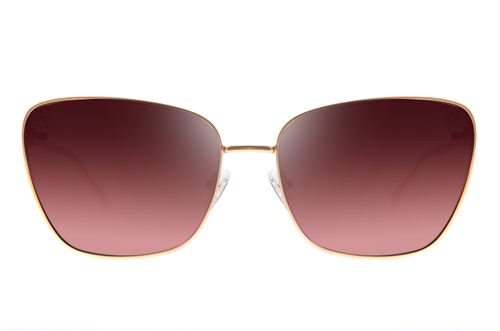 Óculos de Sol Feminino Kopenhagen Língua de Gato Banhado A Ouro Dourado