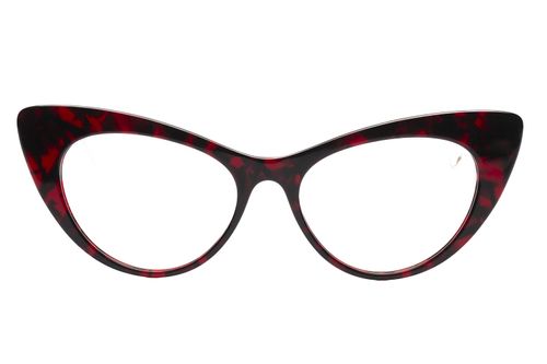 Armação Para Óculos de Grau Feminino Chilli Beans Gatinho Vermelho Mescla