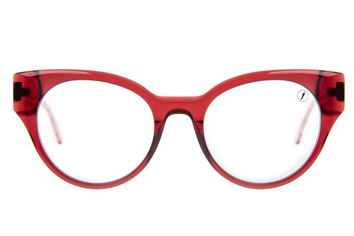Armação Para Óculos de Grau Feminino Chilli Beans Redondo Vermelho AC