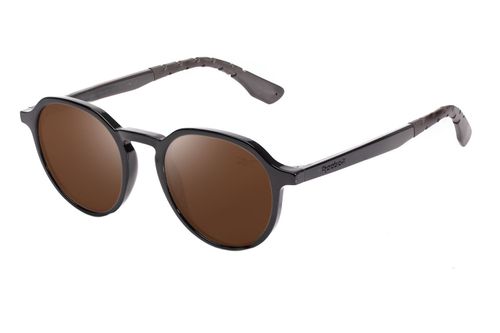 Óculos de Sol Unissex Reebok Redondo Marrom Polarizado