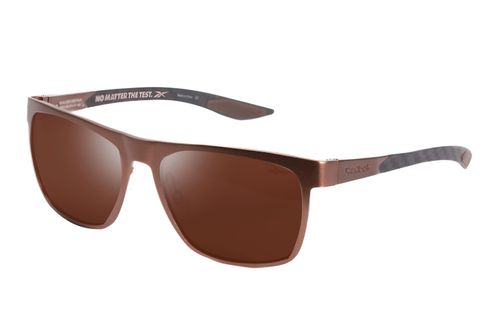 Óculos de Sol Masculino Reebok Quadrado Sport Polarizado Marrom